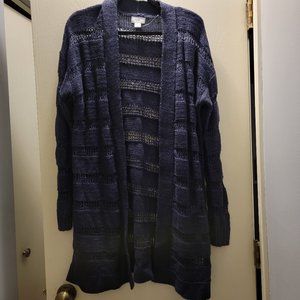 Old Navy L Navy open cardigan